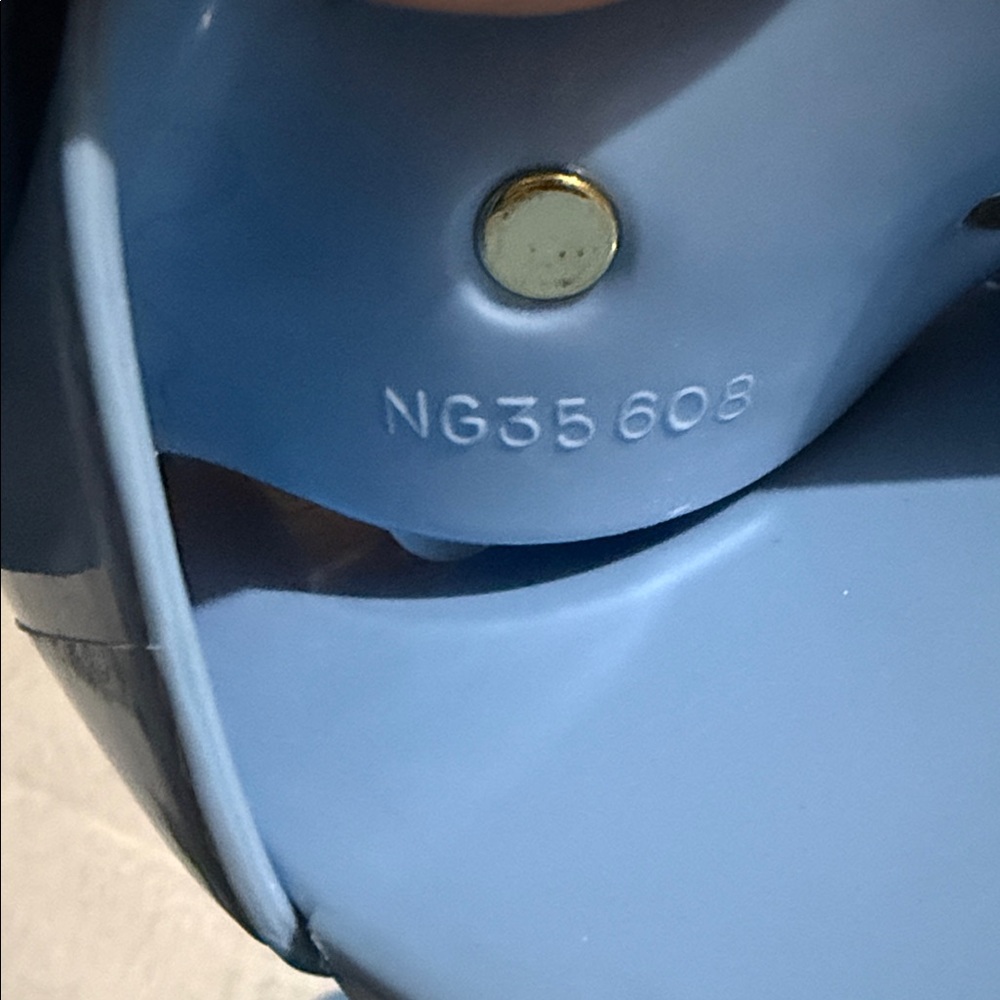 CHANEL Blue Camellia Slide Sandals - Picture 5 of 8